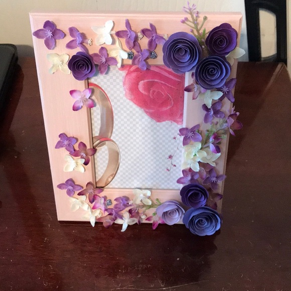 4x6” floral frame - Picture 3 of 3